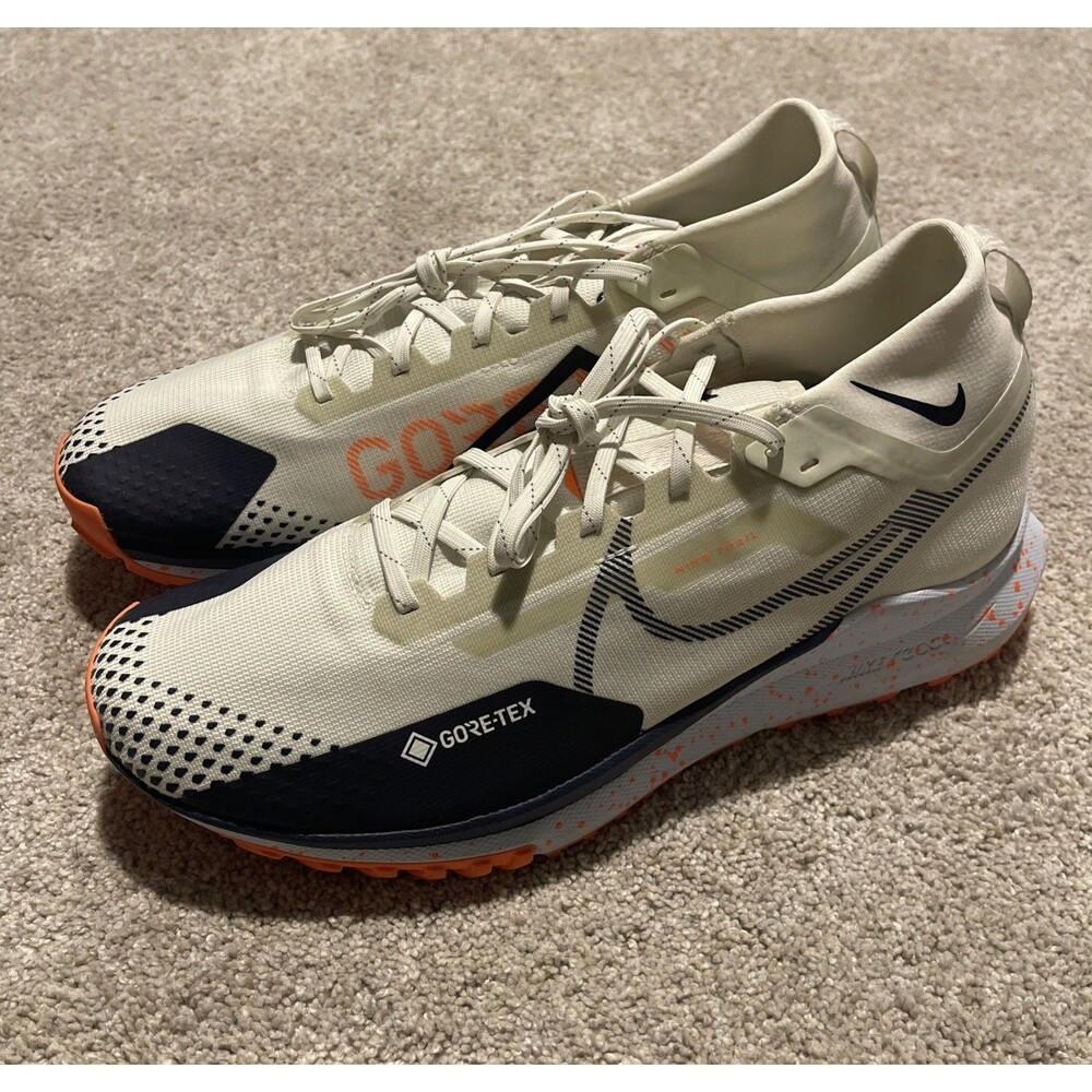 Nike React Pegasus Trail 4 GORE-TEX Sea Glass Orange HM9728-001 Size 13 Running